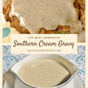 Southern Cream Gravy Pinterest Pin