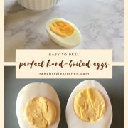 Pinterest Pin for how to cook perfect hard boiled eggs